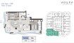 Damac Volta 2 Beds Layout