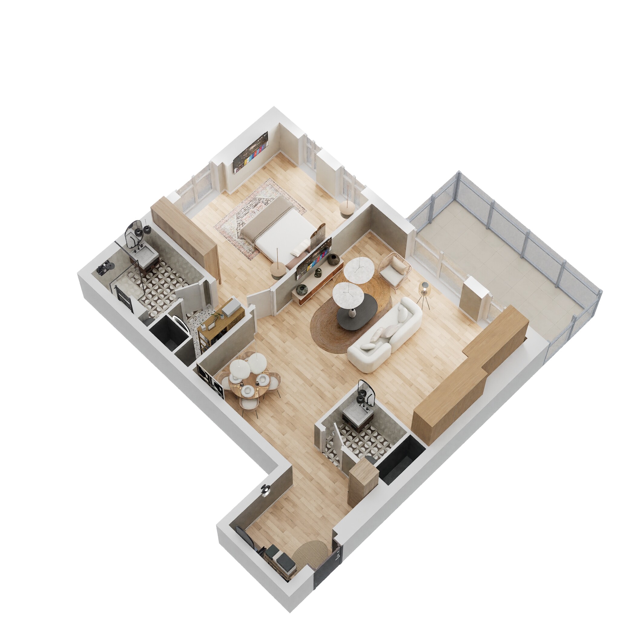 1 Bed 772 Sq. Ft. Apartment in Dania by Deyaar