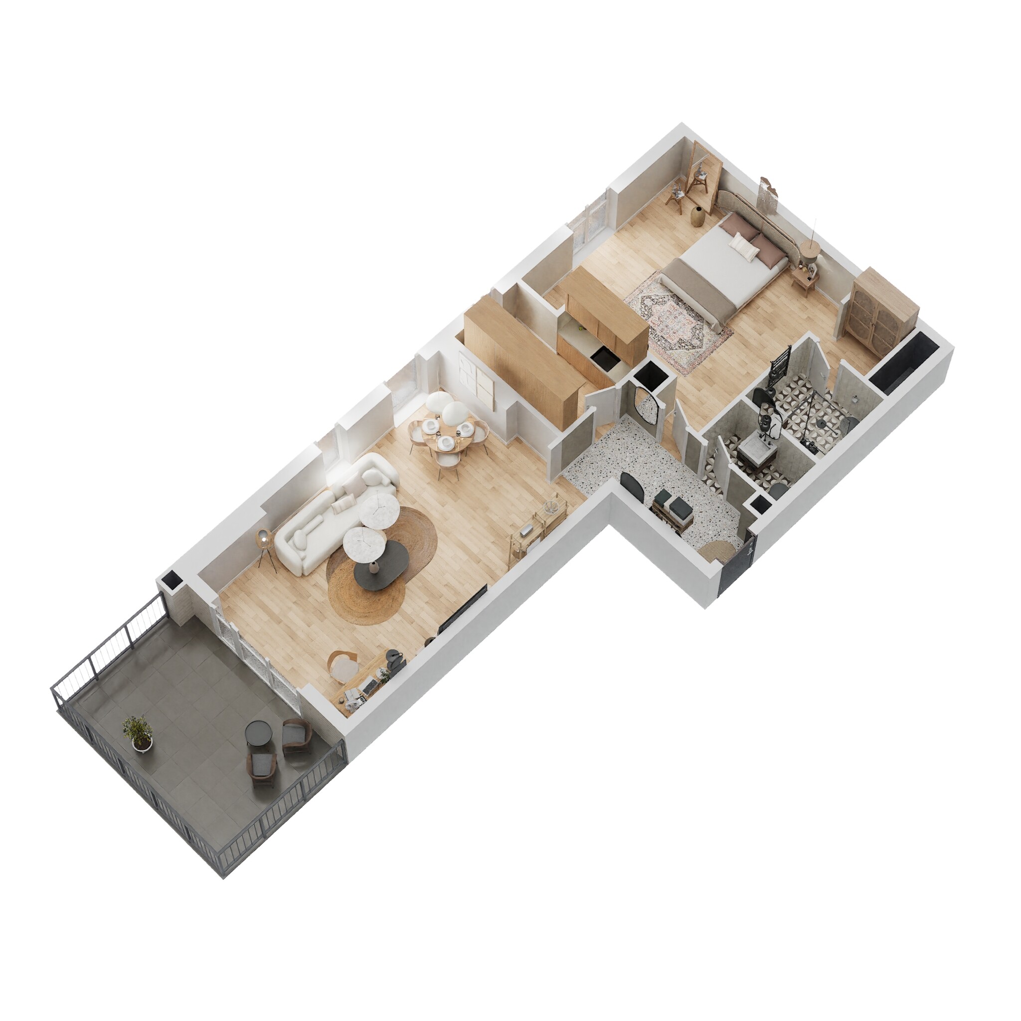 1 Bed 971 Sq. Ft. Apartment in Dania by Deyaar