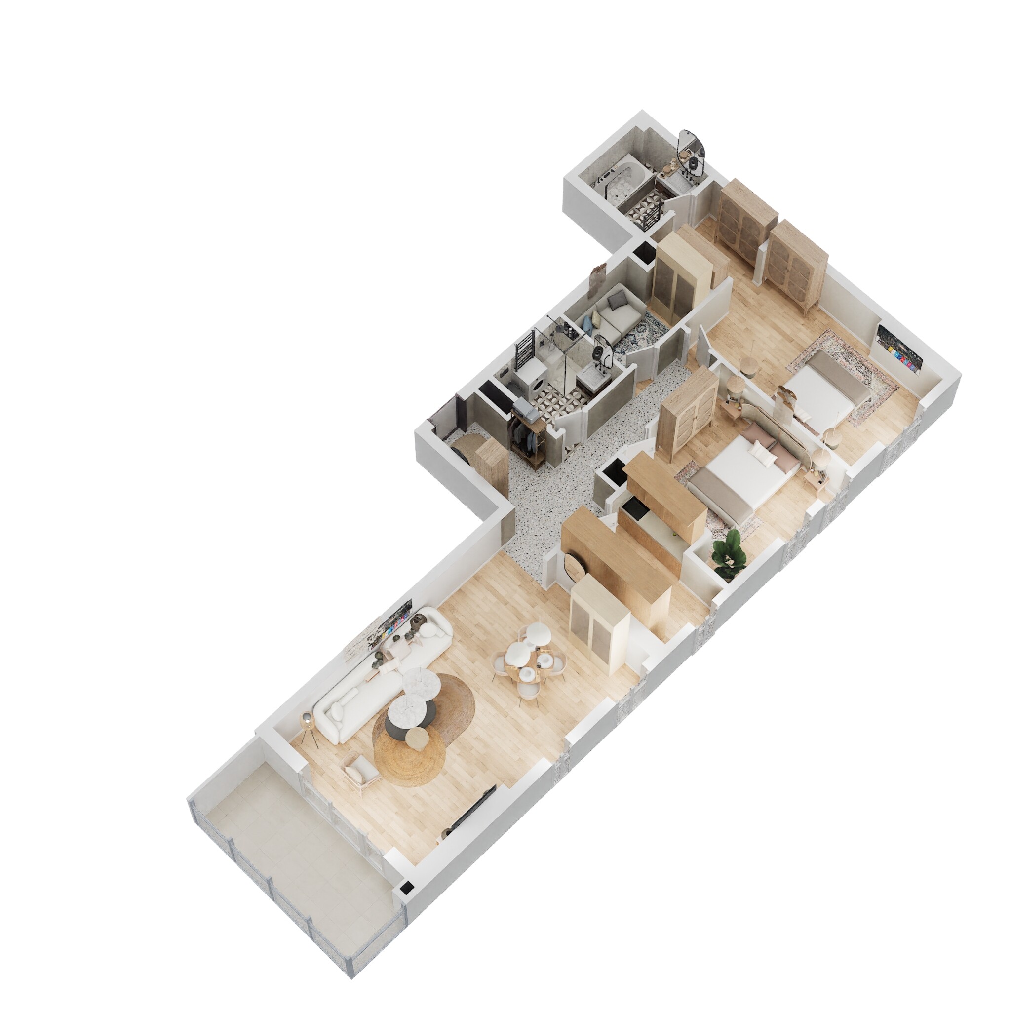 2 Beds 1138 Sq. Ft. Apartment in Dania by Deyaar