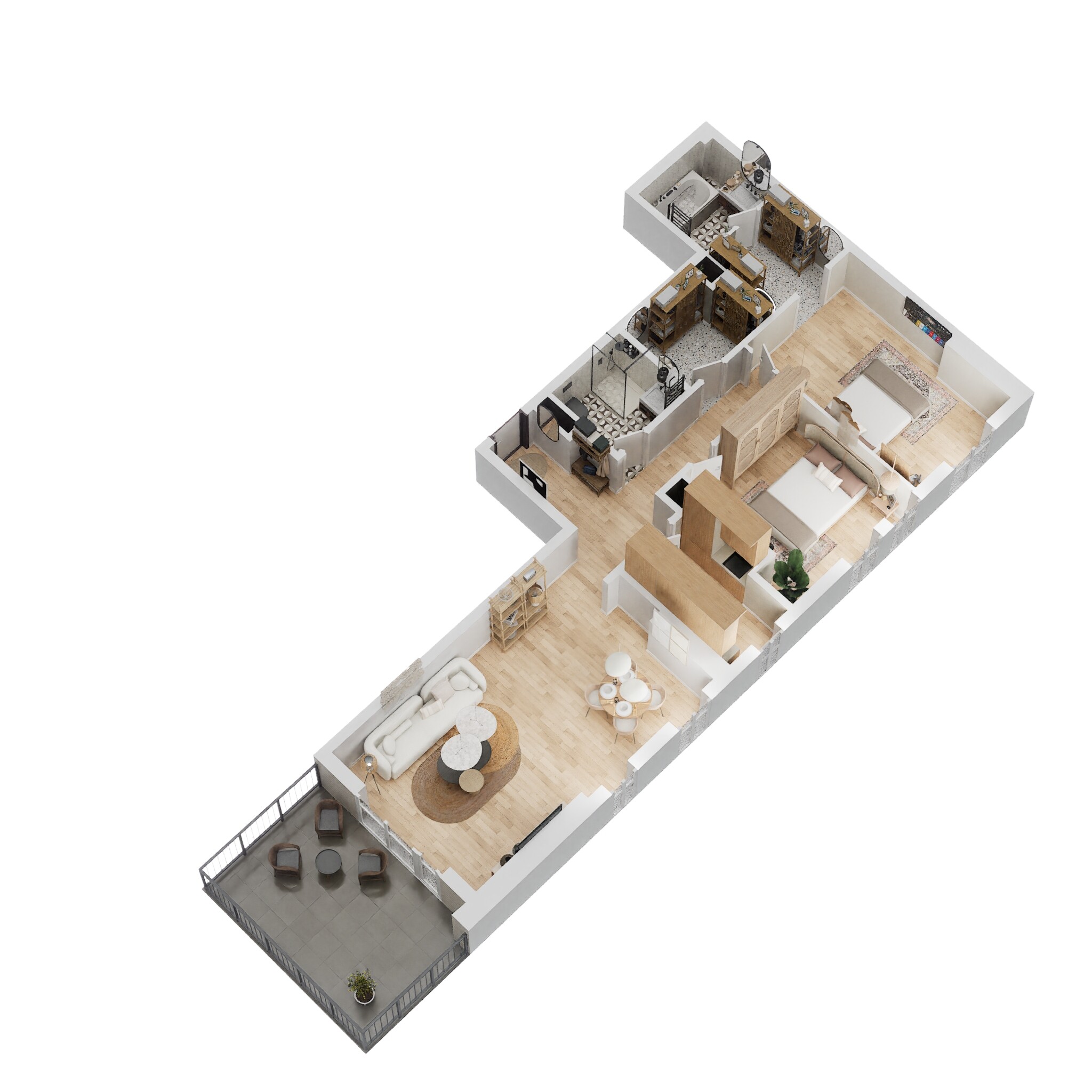 2 Beds 1196 Sq. Ft. Apartment in Dania by Deyaar