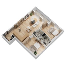 2 Beds 973 Sq. Ft. Apartment in Dania by Deyaar