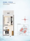 Danube Bayz 1 Bed Layout