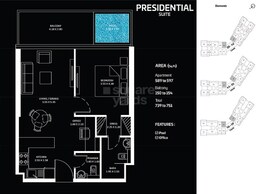 1 Bed 751 Sq. Ft. Apartment in Danube Diamondz