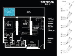 2 Beds 1107 Sq. Ft. Apartment in Danube Diamondz