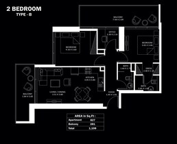 2 Beds 1108 Sq. Ft. Apartment in Danube Elitz 3