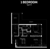 Danube Gemz 1 Bed Layout