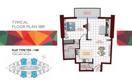 1 Bed 759 Sq. Ft. Apartment in Danube Miraclz