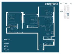 2 Beds 747 Sq. Ft. Apartment in Danube Oasiz 2