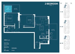 2 Beds 824 Sq. Ft. Apartment in Danube Oasiz 2