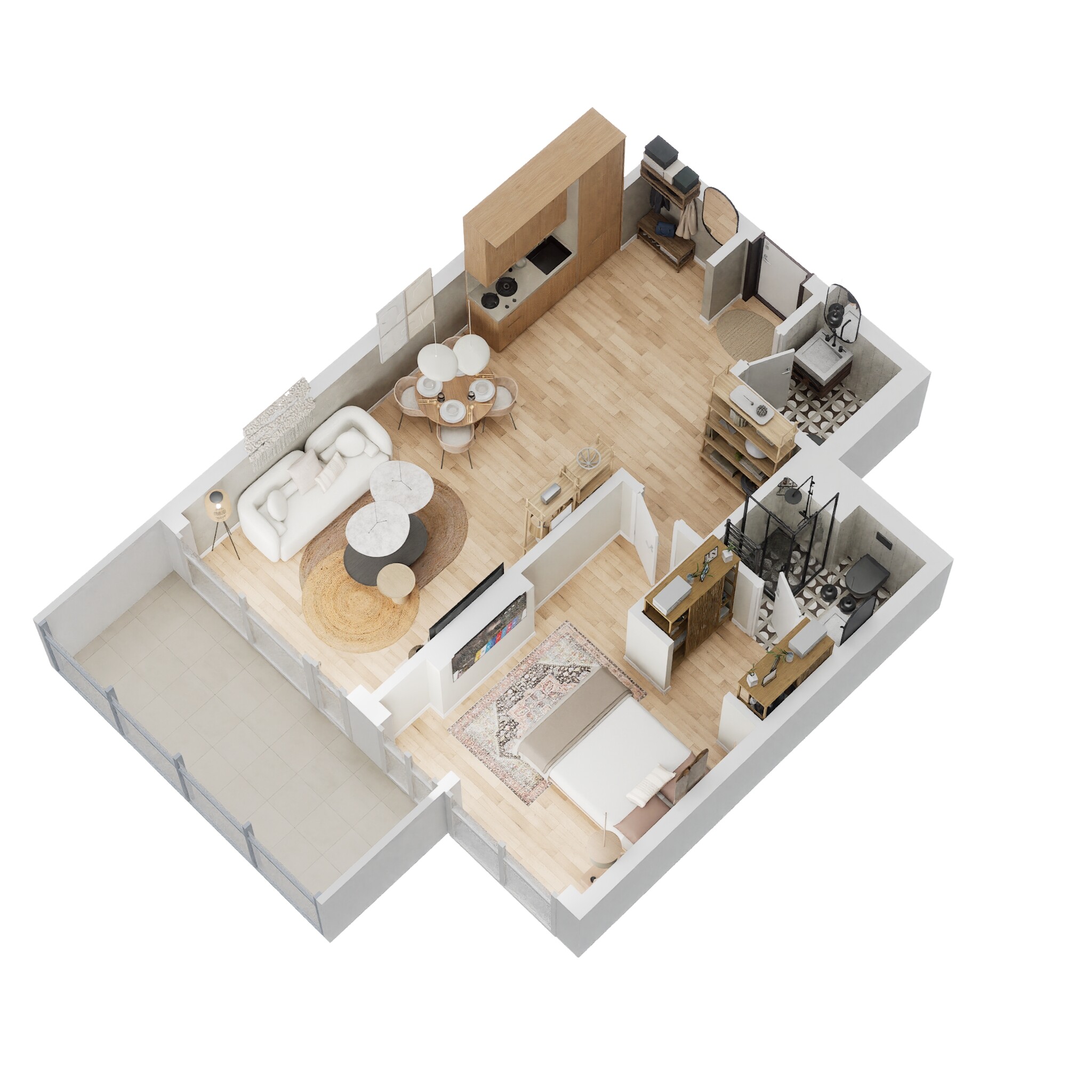 1 Bed 683 Sq. Ft. Apartment in Danube Sportz