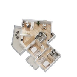 2 Beds 1088 Sq. Ft. Apartment in Danube Sportz