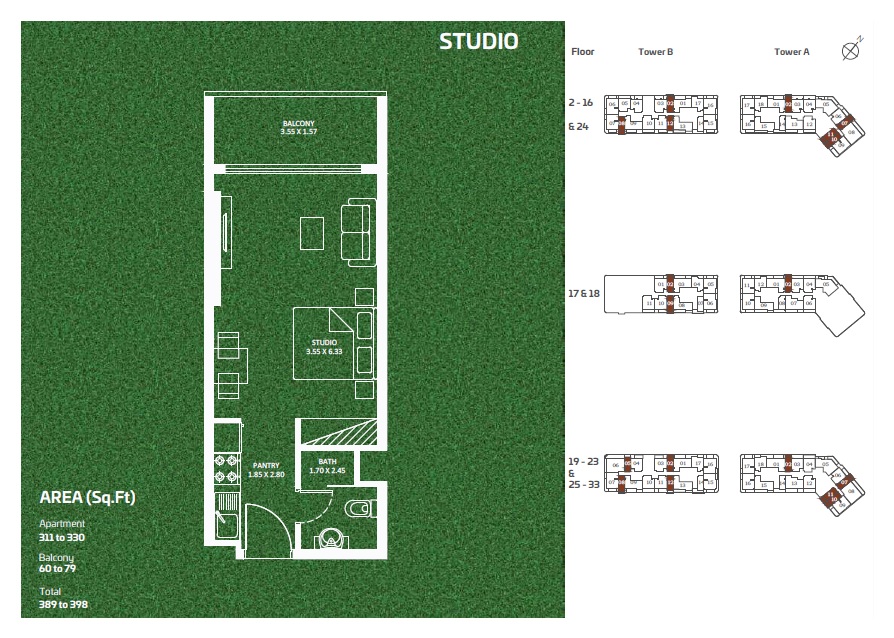 Danube Sportz Studio Layout