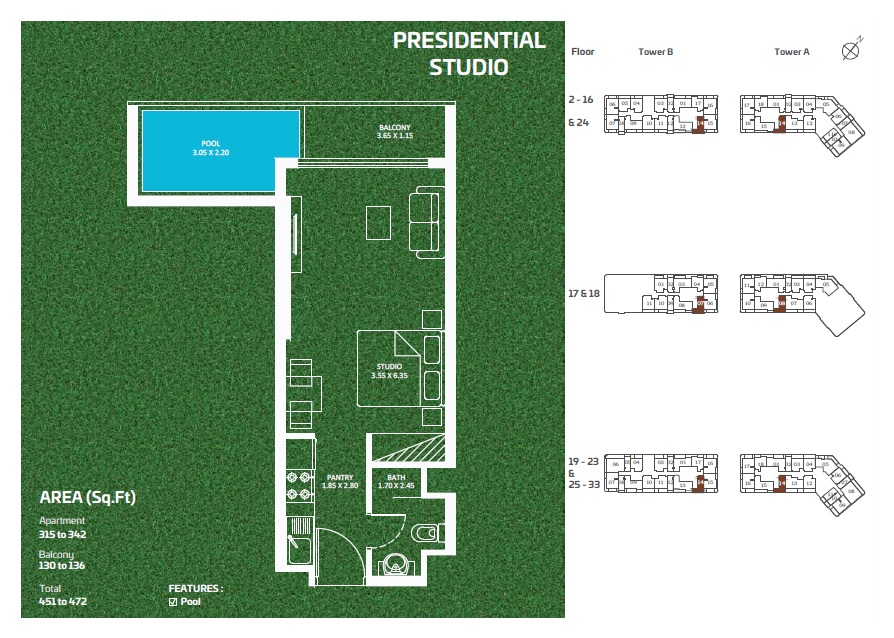Danube Sportz Studio Layout
