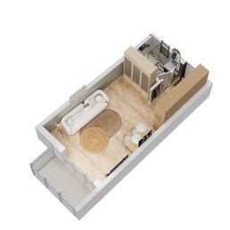 400 Sq. Ft. Studio in Danube Wavez