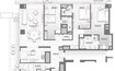 Dar Al Da Vinci Tower 3 Beds Layout