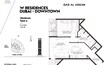 Dar Al W Residences 1 Bed Layout