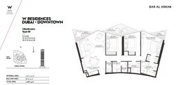 3 Beds 1459 Sq. Ft. Apartment in Dar Al W Residences