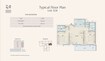 Deviate Enaya Residences 2 Beds Layout