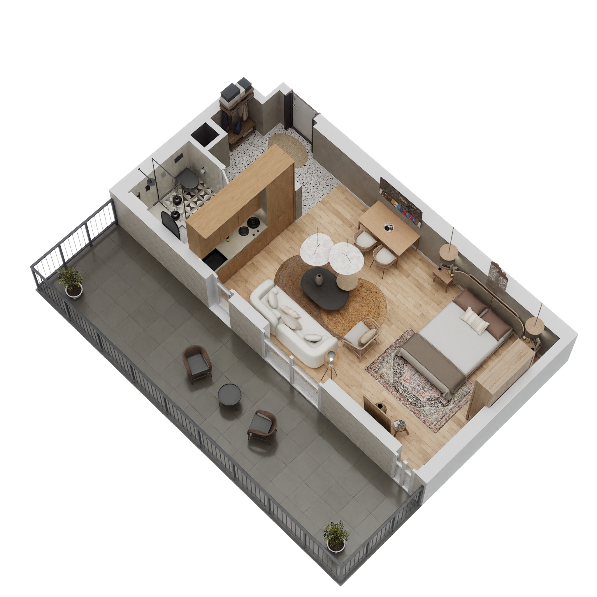 661 Sq. Ft. Studio in Deyaar Afnan