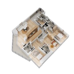 3 Beds 1668 Sq. Ft. Apartment in Deyaar Eleve