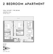Deyaar Mar Casa 2 Beds Layout