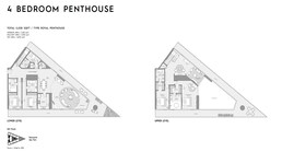 4 Beds 5830 Sq. Ft. Penthouse in Deyaar Mar Casa