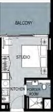 Deyaar Mayfair Studio Layout