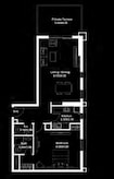 Deyaar Midtown 1 Bed Layout