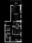 Deyaar Midtown 2 Beds Layout