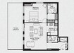 Deyaar Midtown Noor 1 Bed Layout