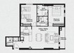 Deyaar Midtown Noor 2 Beds Layout