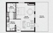 Deyaar Midtown Noor Studio Layout