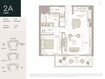 Deyaar Park Five 1 Bed Layout