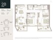 Deyaar Park Five 2 Beds Layout