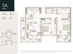Deyaar Park Five 2 Beds Layout