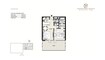District One Residences 1 Bed Layout
