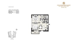 1 Bed 763 Sq. Ft. Apartment in District One Residences