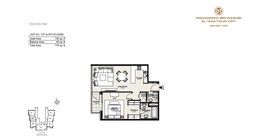 1 Bed 778 Sq. Ft. Apartment in District One Residences