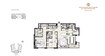 District One Residences 2 Beds Layout