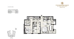2 Beds 1356 Sq. Ft. Apartment in District One Residences