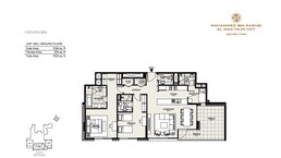 2 Beds 1528 Sq. Ft. Apartment in District One Residences