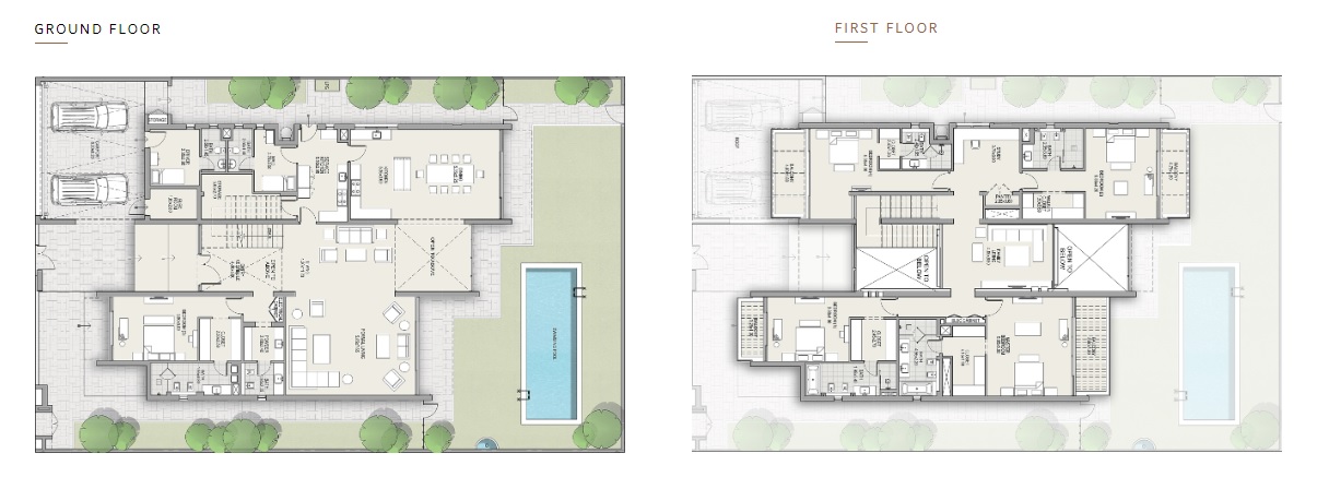 District One Residences 5 Beds Layout