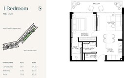 1 Bed 703 Sq. Ft. Apartment in Divine Hammock Park