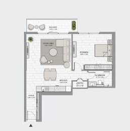 1 Bed 920 Sq. Ft. Apartment in DP La Vie
