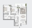 DP La Vie 2 Beds Layout