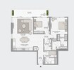 DP La Vie 2 Beds Layout