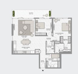 2 Beds 1515 Sq. Ft. Apartment in DP La Vie