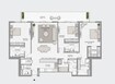 DP La Vie 3 Beds Layout
