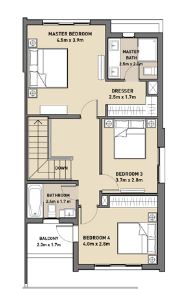 4 Beds 2683 Sq. Ft. Townhouse in DPG Arabella 3
